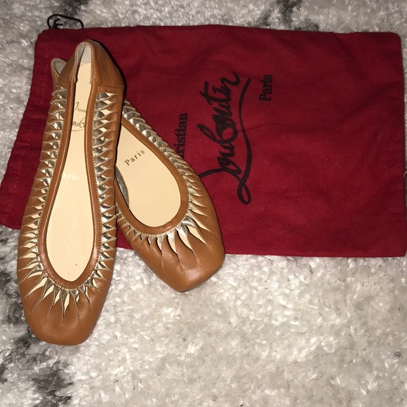 Christian Louboutin Shoes - Christian Louboutin flats size 38!